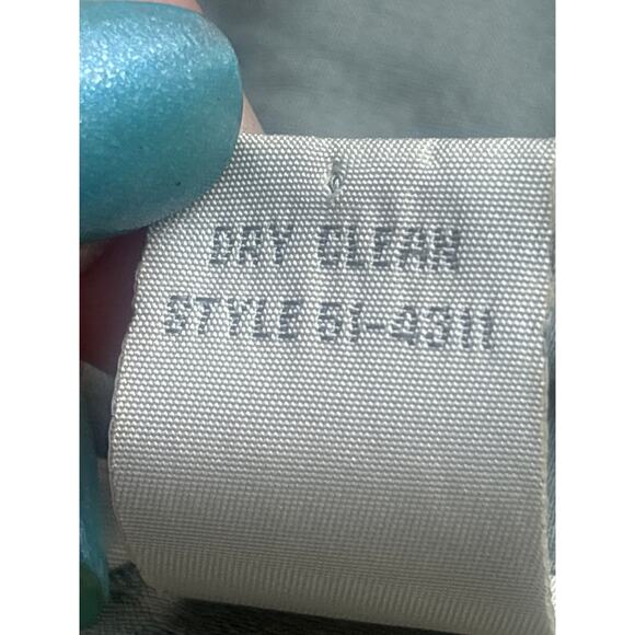 J Jill Silk Jacket XL Metallic Thread Button Front Pockets - Picture 6 of 10